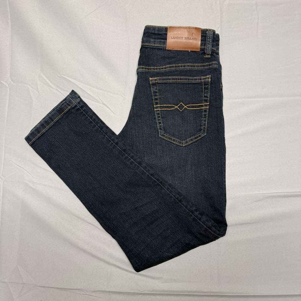 Lucky Brand Youth Girls Size 10 Jeans Classic Straight Stretch Slim Skinny‎